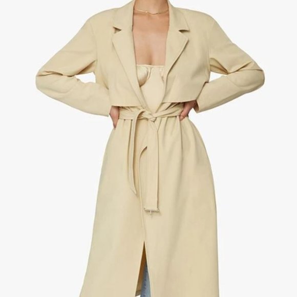 WeWoreWhat Jackets & Blazers - WeWoreWhat by Danielle Bernstein Sz L Trenchcoat